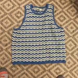 Marine layer crop sweater. Size small